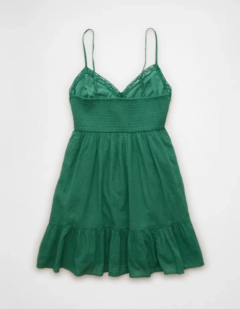 AE V-Neck Babydoll Mini Dress