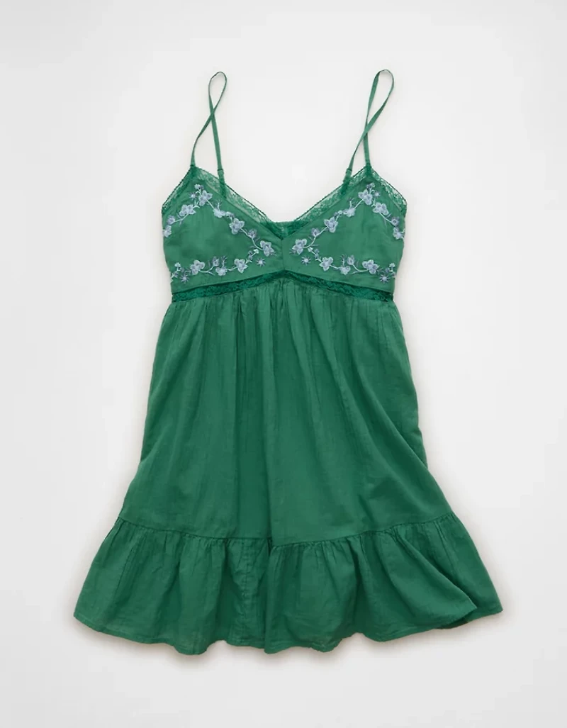 AE V-Neck Babydoll Mini Dress