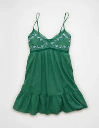 AE V-Neck Babydoll Mini Dress