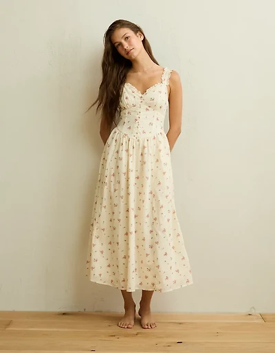 AE Sweetheart Corset Midi Dress
