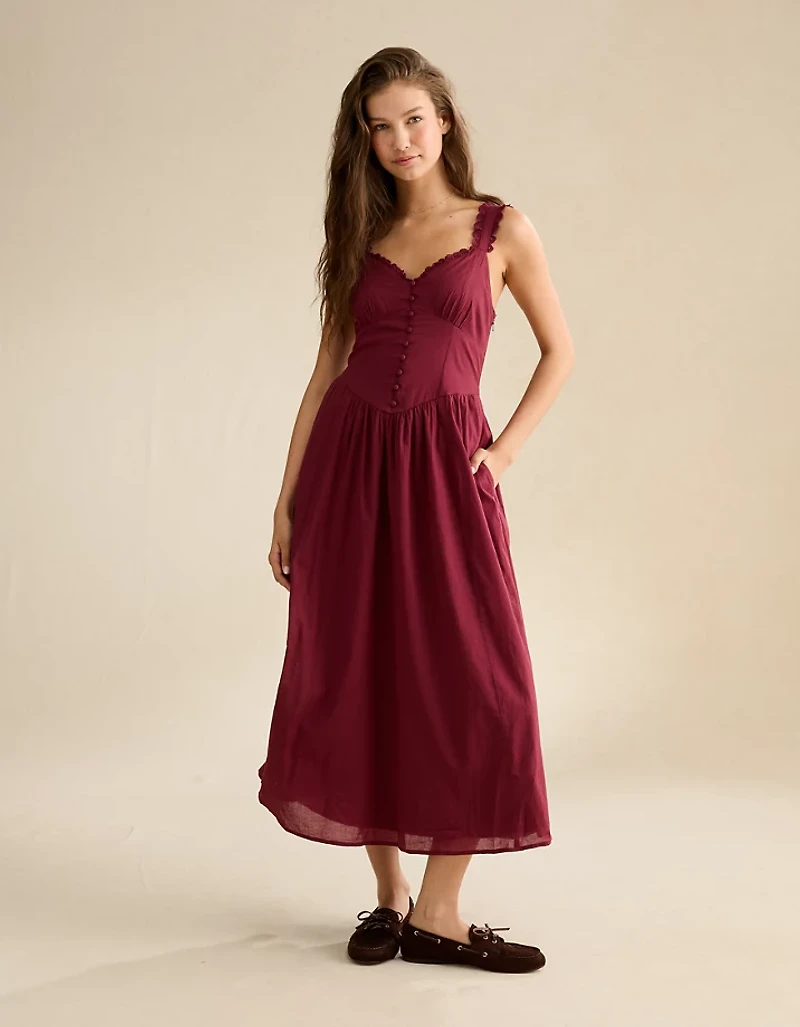 AE Sweetheart Corset Midi Dress