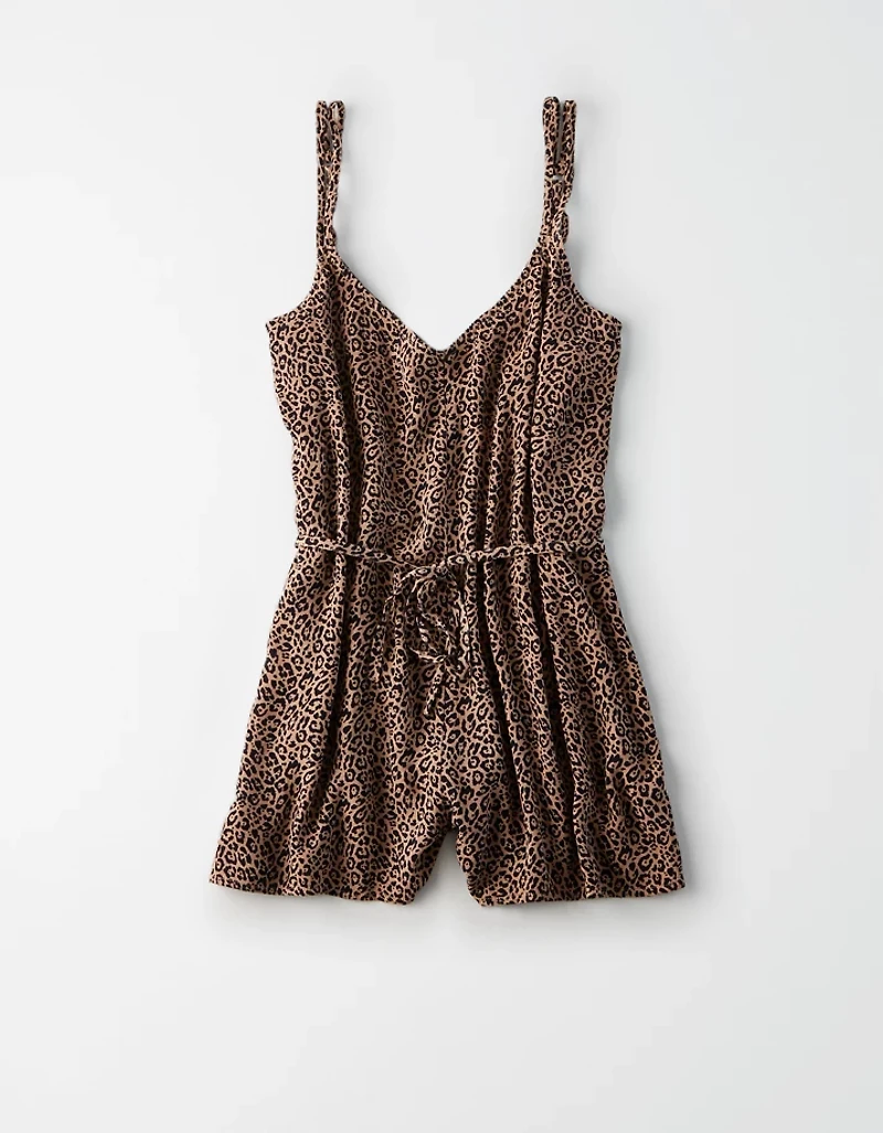 AE Leopard Print Romper