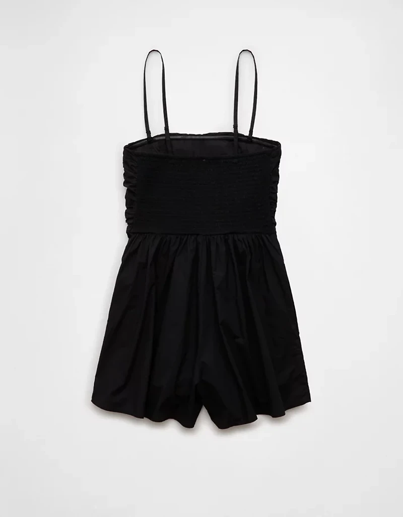 AE Strapless Ruched Bodice Romper