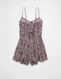 AE Button-Up Flowy Romper