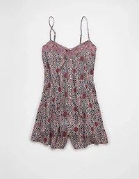AE Button-Up Flowy Romper