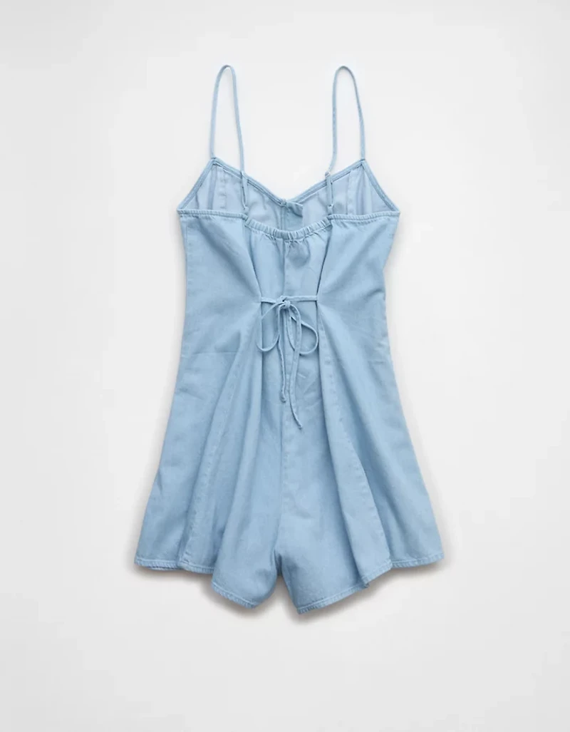AE Button-Up Flowy Romper