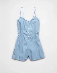 AE Button-Up Flowy Romper