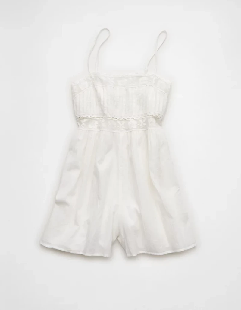 AE Lace Pintuck Romper