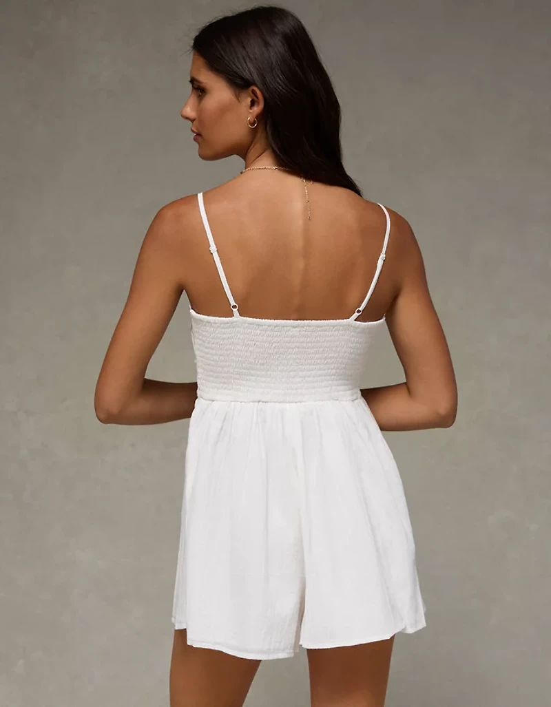 AE Lace Pintuck Romper