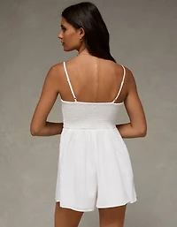 AE Lace Pintuck Romper