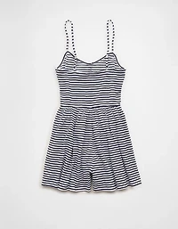 Combishort boutonné en tricot texturé AE