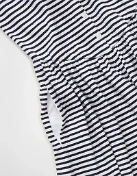 Combishort boutonné en tricot texturé AE