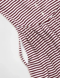 AE Button-Up Textured Knit Romper