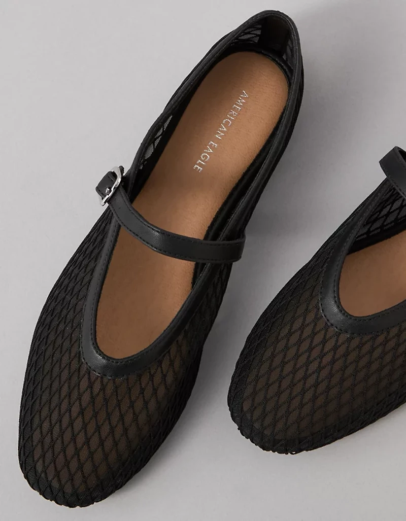 Chaussure à talon chiquet de style Charles IX en maille AE