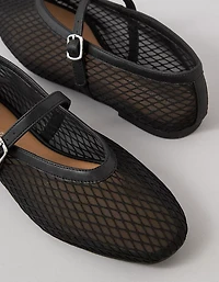 Chaussure à talon chiquet de style Charles IX en maille AE