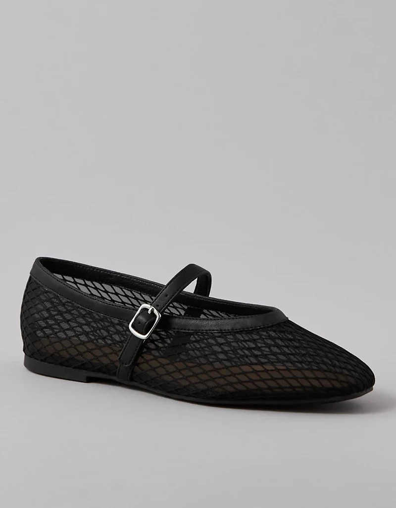 Chaussure à talon chiquet de style Charles IX en maille AE