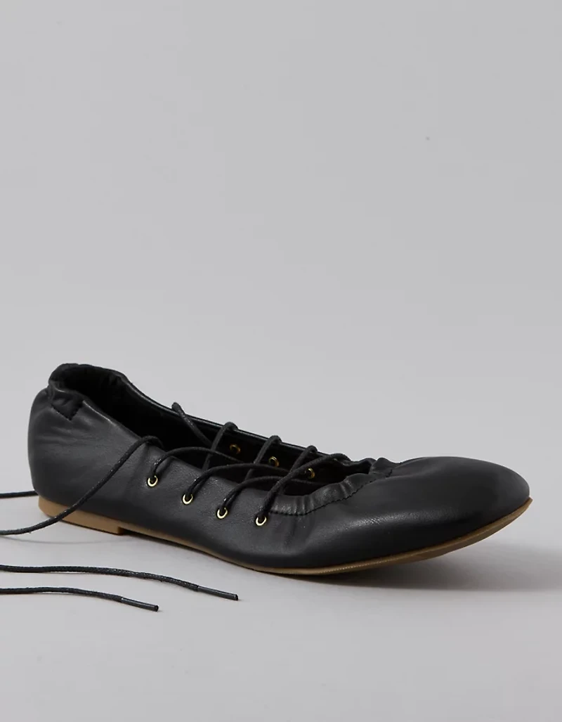 Ballerine à lacets AE