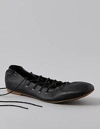 Ballerine à lacets AE