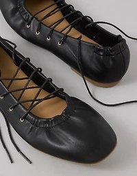 Ballerine à lacets AE