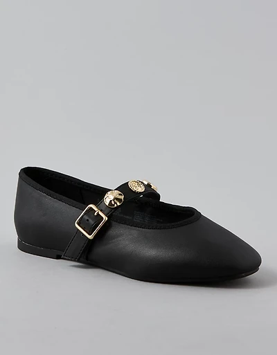 Chaussure à talon plat Charles IX embellie AE