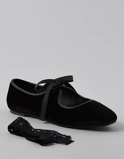 AE Bow Mary Jane Flat