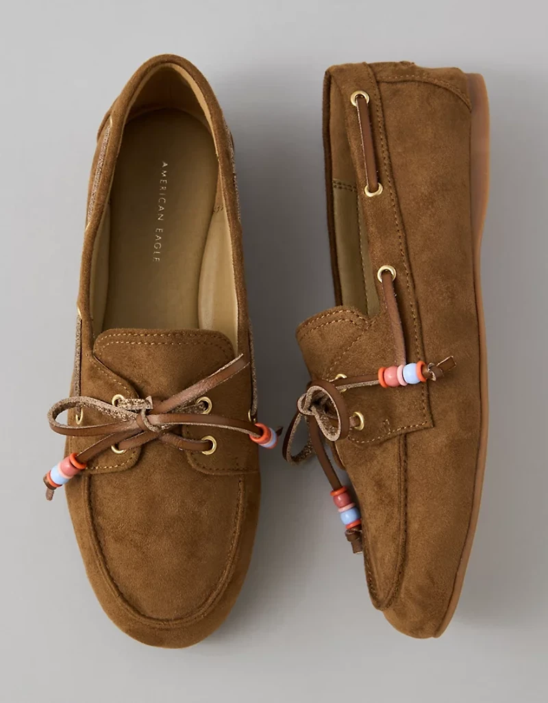 AE Faux Suede Boat Shoe