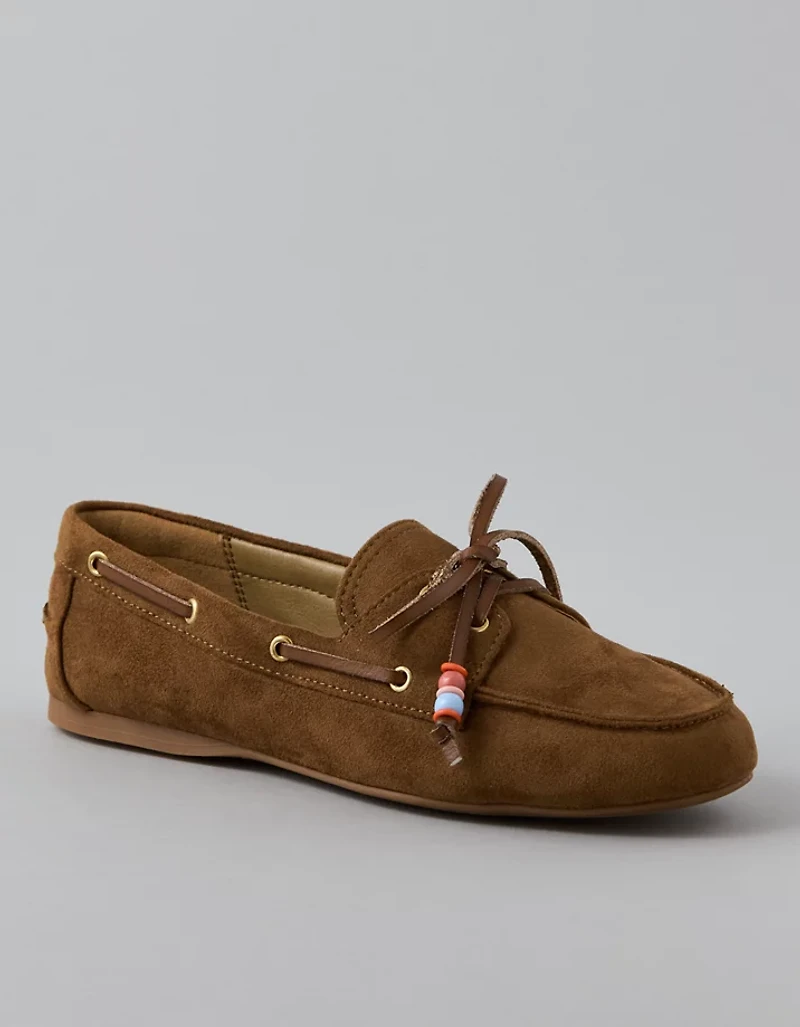 AE Faux Suede Boat Shoe