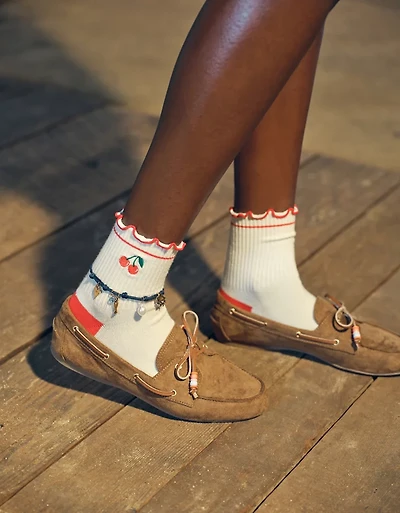 AE Faux Suede Boat Shoe