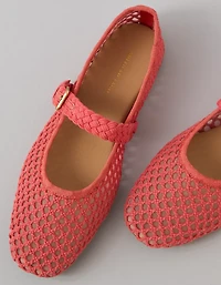 AE Crochet Mary Jane Flat