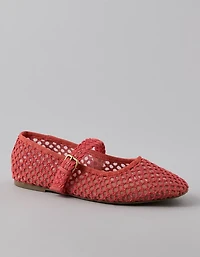 AE Crochet Mary Jane Flat