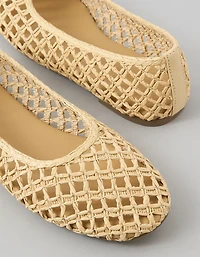 AE Raffia Ballet Flat
