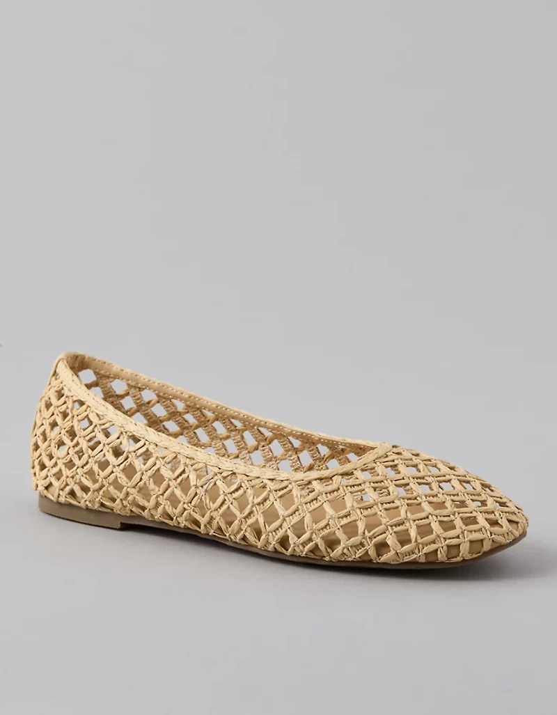 AE Raffia Ballet Flat