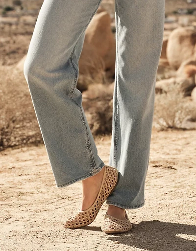 AE Raffia Ballet Flat