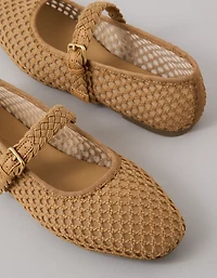 AE Crochet Mary Jane Flat