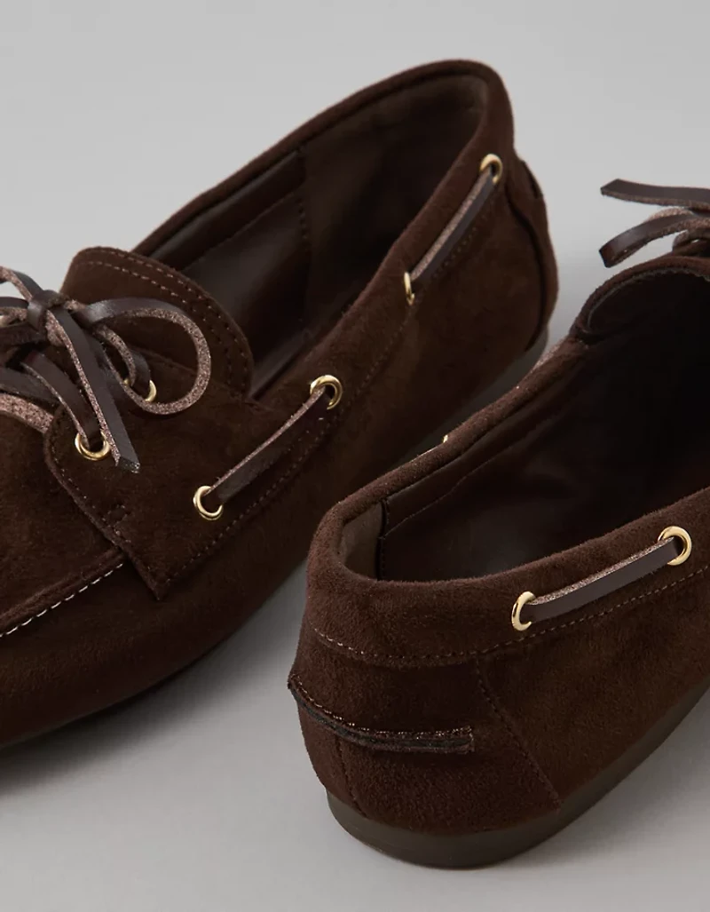 AE Faux Suede Boat Shoe