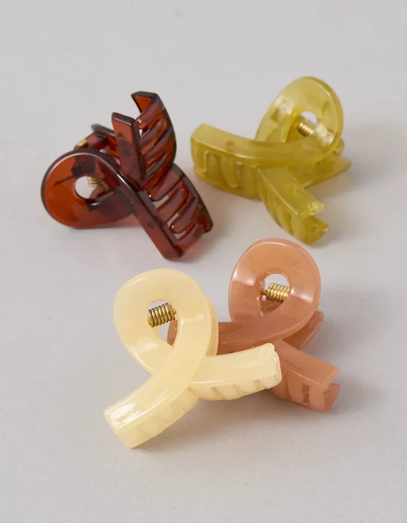 AE Neutral Twist Claw Clips 4-Pack