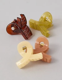 AE Neutral Twist Claw Clips 4-Pack