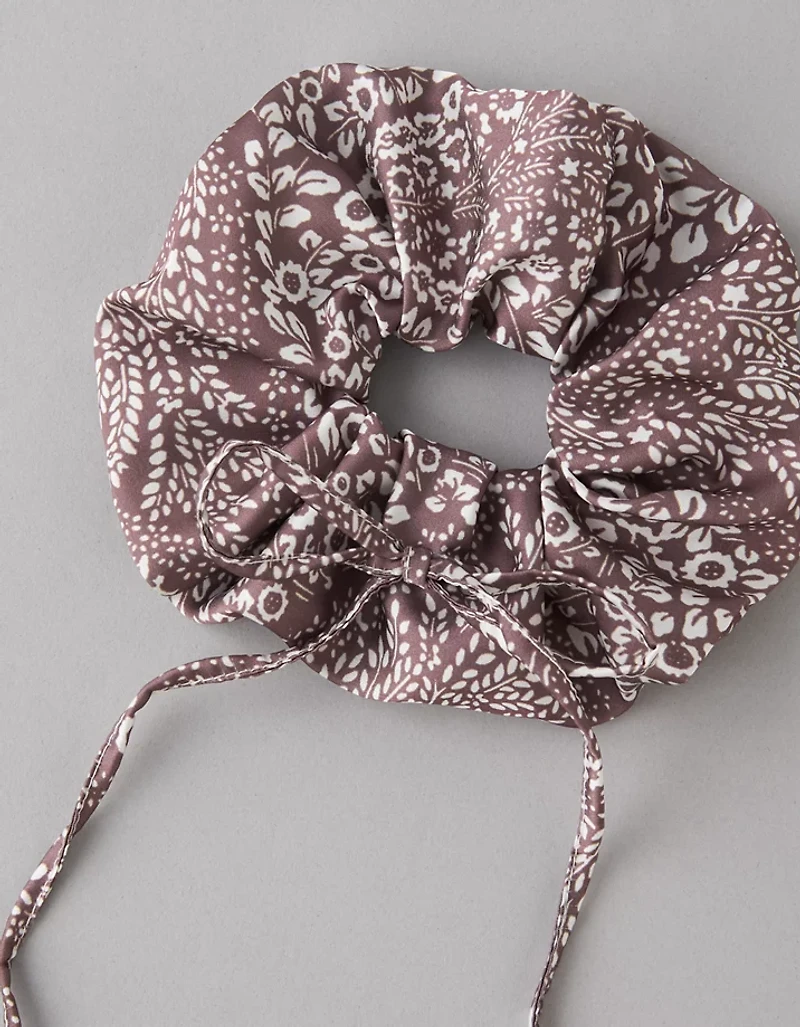 AE Floral Tie Scrunchie