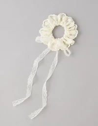 Chouchou avec boucle en dentelle AE