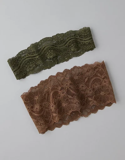 Ensemble de deux bandeaux en dentelle AE
