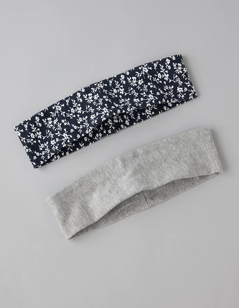 AE Floral Soft Headband 2-Pack