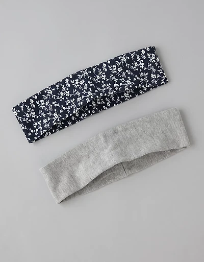 AE Floral Soft Headband 2-Pack