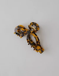 AE Tortie Bow Hair Clip
