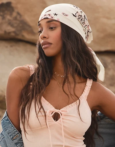 AE Shell Bandana Scarf