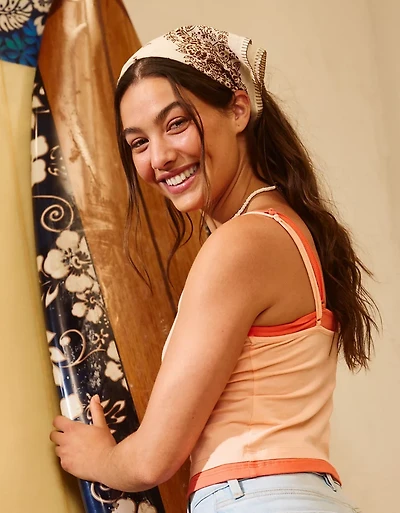 Bandana à motifs floraux AE