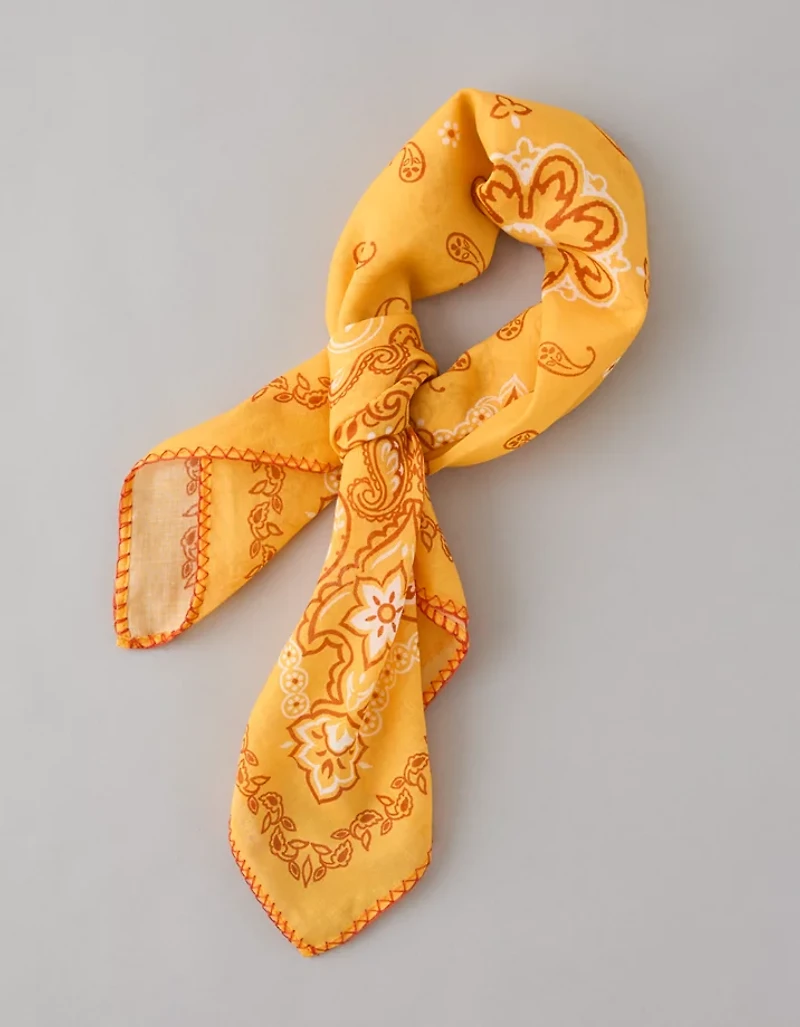 Bandana en dessin cachemire AE