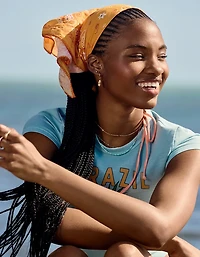 Bandana en dessin cachemire AE