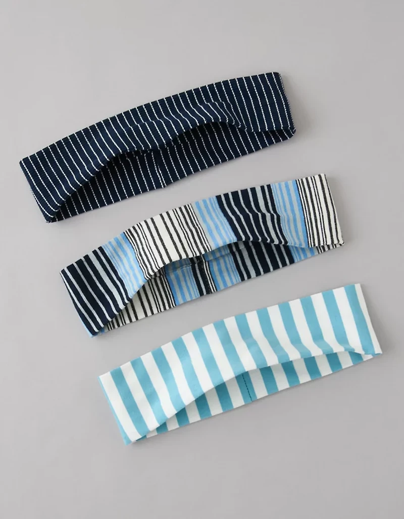 AE Striped Headband 3-Pack