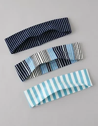 AE Striped Headband 3-Pack
