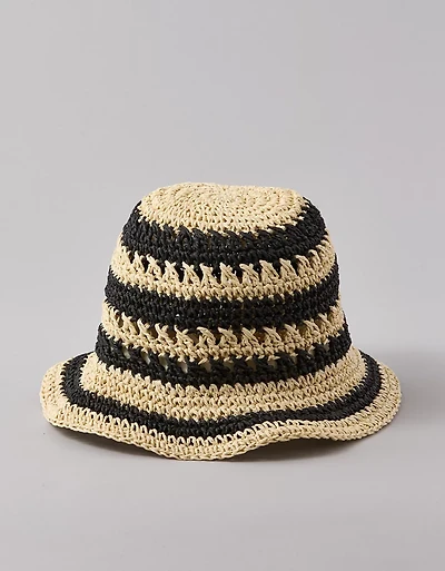 AE Raffia Bucket Hat
